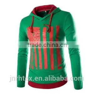 Hot Mens Long Sleeve Custom Print Couple Lover Hooded Sweatshirt thumbnail-3