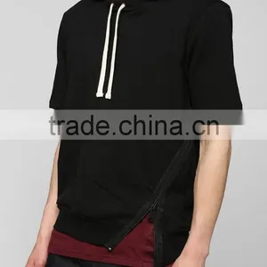 High Quality Mens Casual Short Sleeve Hoodies thumbnail-2