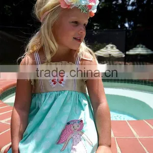 2017 China Supplier New Arrivals One Piece Girls Party Dresses thumbnail-1