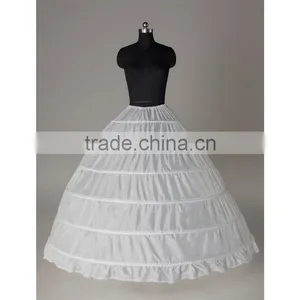 <span Class="wholesale_product"></span> PT19 Wedding Accessories White Long Ruffle Ball Gown Petticoat thumbnail-1