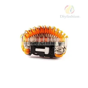 Fashion Best Paracord Bracelet With Paracord Charm Metal Buckle PC6012-8 thumbnail-3