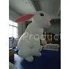 Airtight White Inflatable Advertising Rabbit With Two Coated Side/Airtight Inflatable Model Of Cut thumbnail-1