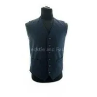 Blackish Gerrn Woolen Waistcoat thumbnail-1