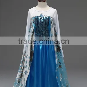 High Quality Frozenparty Dresses for Girls,girl's Birthday Dresses thumbnail-6