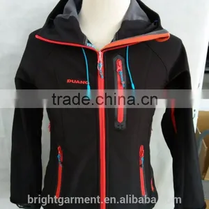 BSJ-002 Black Softshell Jacket,Non-Stick Outdoor Clothes,Windproof, Waterproof & Breathable Softshell Jacket thumbnail-1
