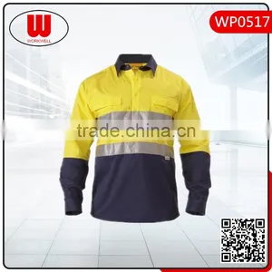 hi Vis Work Uniform Shirt thumbnail-1