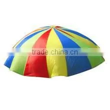 Nylon New Rainbow Parachute Kids Playing Parachute thumbnail-3