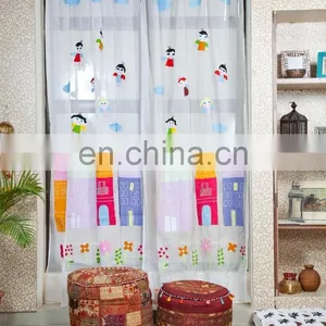 India Supplier Curtain, Ready Made Curtain For Living Room Bedroom Curtain thumbnail-3