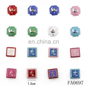 Website Wholesale Safe Jewelry Square Sport Men Garment Button thumbnail-1