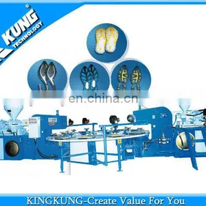 Double Color Sole Injection Moulding Machine/shoes Making Machine thumbnail-1
