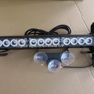 LED Light Bar Roof Suction Top Emergency Warning Construction Flash Strobe Light Truck (14