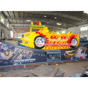 Zhongshan Amusement Park Equipment Outdoor Playground Flying Car, Rotation Ride Kiddie Rides 8 Seat Auto Bee Fly Car, thumbnail-4