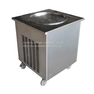 Single Pan Fried Ice Cream Machine, Fry Ice Cream Making Machine thumbnail-2