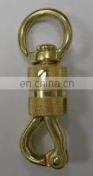 Brass Swivel Round Eye Strong Bull Snap Hook thumbnail-1