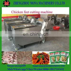 High Speed Commercial Frozen Chicken Feet Cutting Machine With Best Price thumbnail-2
