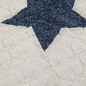 American Cotton Patchwork Bedspread 3pcs Set thumbnail-4