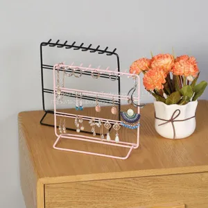 Luxury Jewelry Display Stand Rack Earrings Jewelry Storage /Display Stands With Hooks thumbnail-1