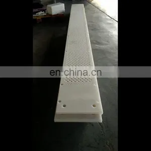 UHMWPE Suction Box Top Forming Board for Paper Machine UHMWPE Dewatering Elements UHMWPE Paper Machine Vacuum Suction Box Cover thumbnail-1