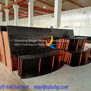 Weld PP Sheet Floorball Rink Barrier Wheelchair Hockey Rink Board Plastic Rink Boards thumbnail-4