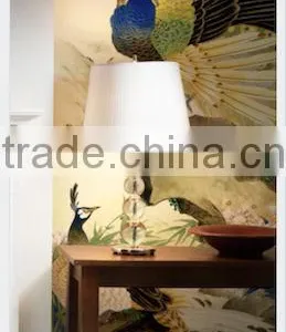 Chinese Scenery of Mountain Painting Wallpaper Roller Blind and Upholstery thumbnail-1