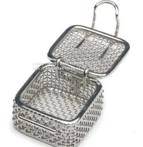 Micro Fine Mesh Baskets With Lids Fine Mesh Baskets thumbnail-2