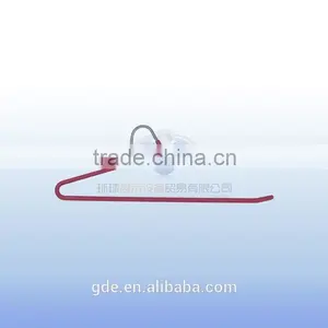 Fashion Design Fushia Pvc Coated Clothes Hanger for Towels thumbnail-1
