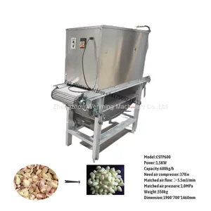 Commercial Chain Type Garlic Peeling Machine High Capacity Garlic Peeling Machine Automatic Garlic Peeler Machine thumbnail-1