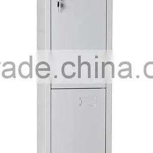 2 Door Knock Down Steel Wardrobe Storage School Lockers thumbnail-1