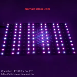 Hot Addressable RGB 5050 2812B SK6812 WS2812B Flex PCB 8x8 8x16 16x16 Individual Colorful Digital LED Matrix Display Panel thumbnail-4