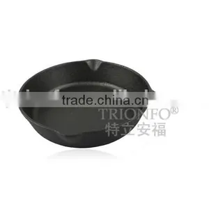 TRIONFO Pre-seasoned Cast Iron 6'' Frying Pan With Single Handle thumbnail-3