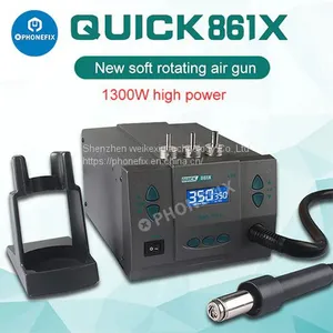 Quick 861X Hot Air Gun Intelligent Digital Display BGA Desoldering Rework Station thumbnail-1