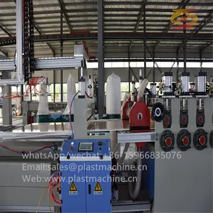 Plates Foam Board Conical Twin Screw Extruder Ceiling Machine thumbnail-3