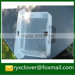 Tote Carrying Clear File Bag Plastic Document Box thumbnail-2