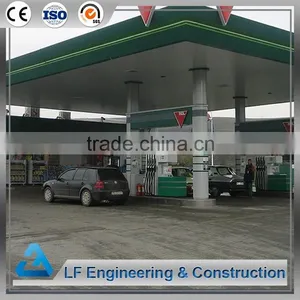 Low Cost Large Span Structural Steel Gas Station Construction thumbnail-2