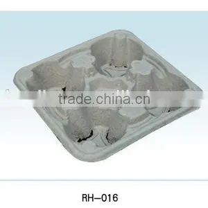 Biodegradable Eco-friendly Molded Pulp Inner Packing Tray thumbnail-6