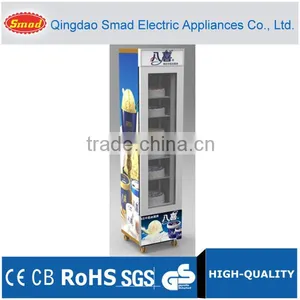 Directing Cooling Mini Upright Ice Cream Display Freezer Showcase thumbnail-6