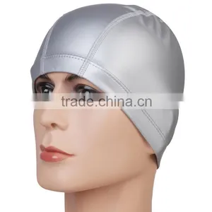 Free Size Protect Ears Long Hair Sports Siwm Pool Swimming Hat Bathing Caps thumbnail-2