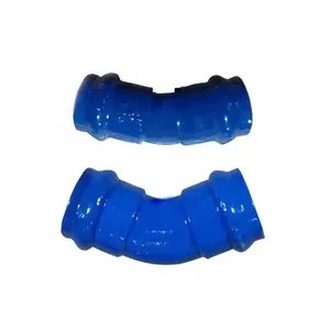EN545 PN10 Ductile Iron Cast Iron Double Socket 90 Degree Elbow for PVC Pipe thumbnail-1