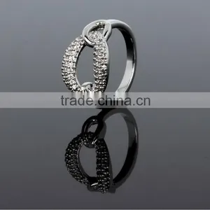 Top Quality Dongguan Factory White Gold Plated CZ Simple Fashion Jewelry Nice Ring thumbnail-5