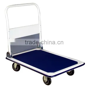 Four-wheeled Platform Trolley Tools Usage Hand Truck Foldable thumbnail-1