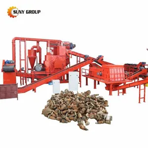 Automatic Motor Rotor Stator Crushing and Separating Line for Scrap Metal Recycling thumbnail-1