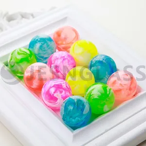 Factory Wholesale Various Design High Bouncy Ball Iridescent Cloud Bouncy Toy Rubber Balls thumbnail-1