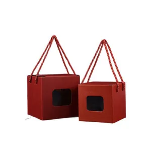 Paper Gift Box With Window Handle for Mug thumbnail-1