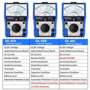 SNAKOL SK88C Multimeter With External Magnetic Pointer for Automotive Electrical Repair thumbnail-4