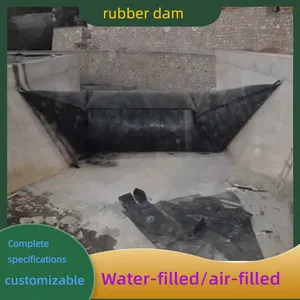 EPDM Inflatable Rubber Dam Custom Air/Water Filled Flexible Water Retaining Weir thumbnail-1