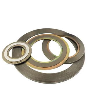 Metal Graphite Spiral Wound Gasket High Temperature Flange Pipe Sealing Gasket thumbnail-1