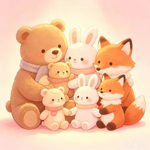 Plush Toys - Chickens, Ducks, Cats, Bears, Dogs, Rabbits, Sheep, Easter, Birthday, Gifts, for Giving, Dolls, Celebrity Dolls thumbnail-5