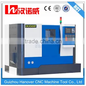 CKX500F China Big Spindle Bore 82mm Slant Bed CNC Lathe With 8/12 Station Hydraulic Tool Turret and Tailstock thumbnail-5