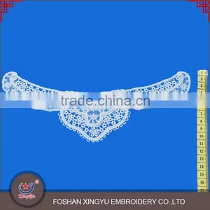 Cheap & Hot Selling Promotion Crochet Cotton Neckline Designs With Mesh Embroidered Pattern thumbnail-2