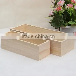 Wooden Disposable Bento Box, Christmas Food Storage Containers,wood Rectangle Storage Box thumbnail-1